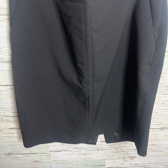 The Limited Studio 400 Zip 12 Black Stretch Womens‎ Straight Pencil Skirt - Picture 2 of 7
